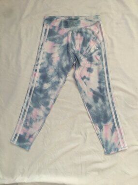 NWT adidas girl's tie dyed leggings